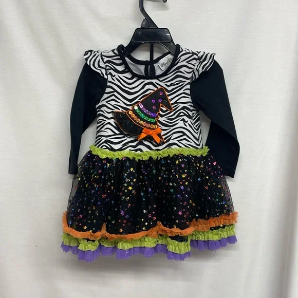 Rare Editions Girls Halloween Dress 24 months - Picture 1 of 4